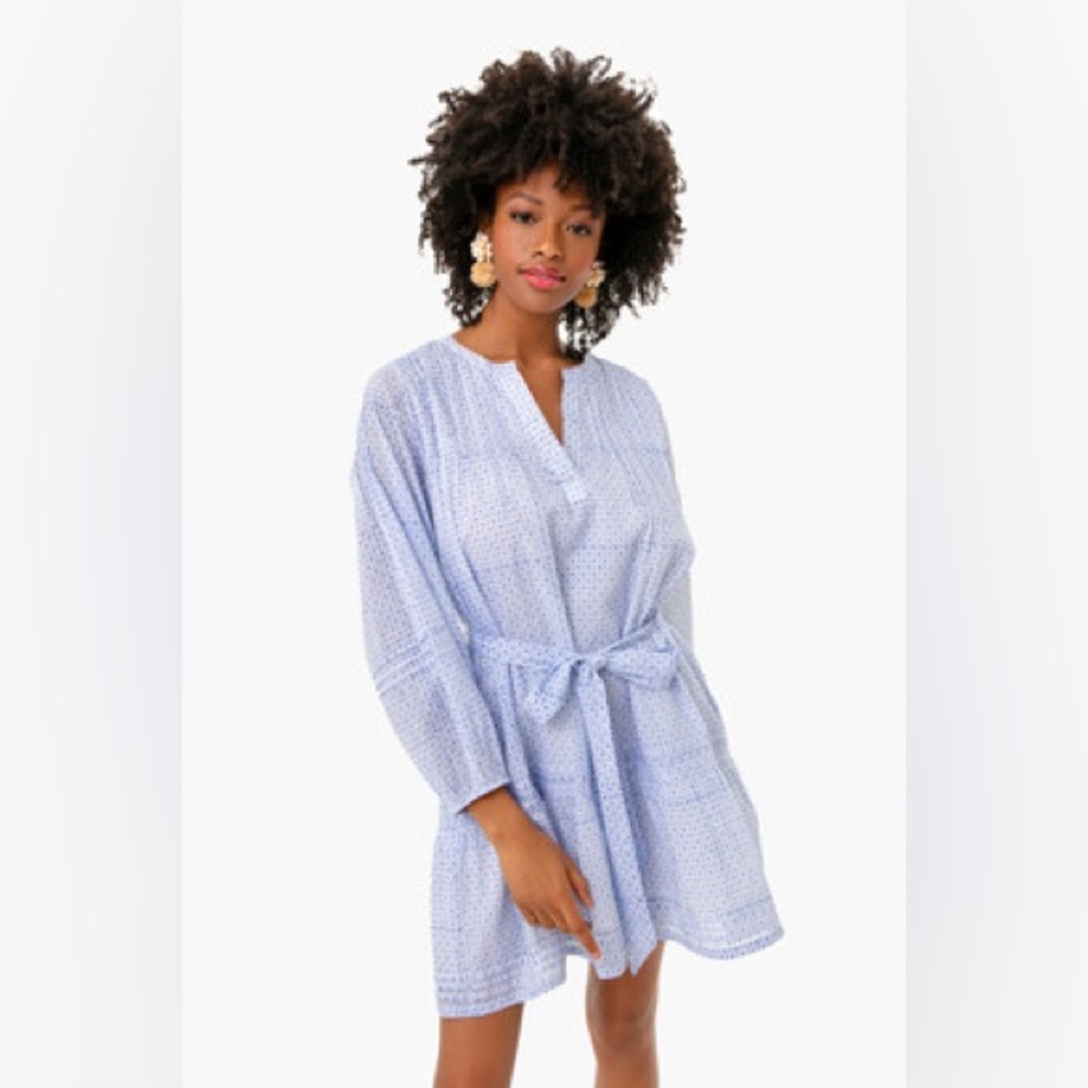 Roller Rabbit Blue Long Sleeve Dress